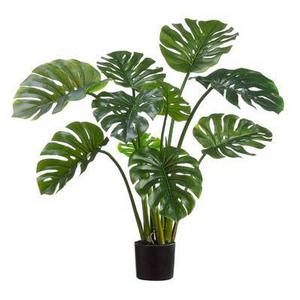 Large Artificial Philodendron House Floor Plant in Pot - 39" Tall