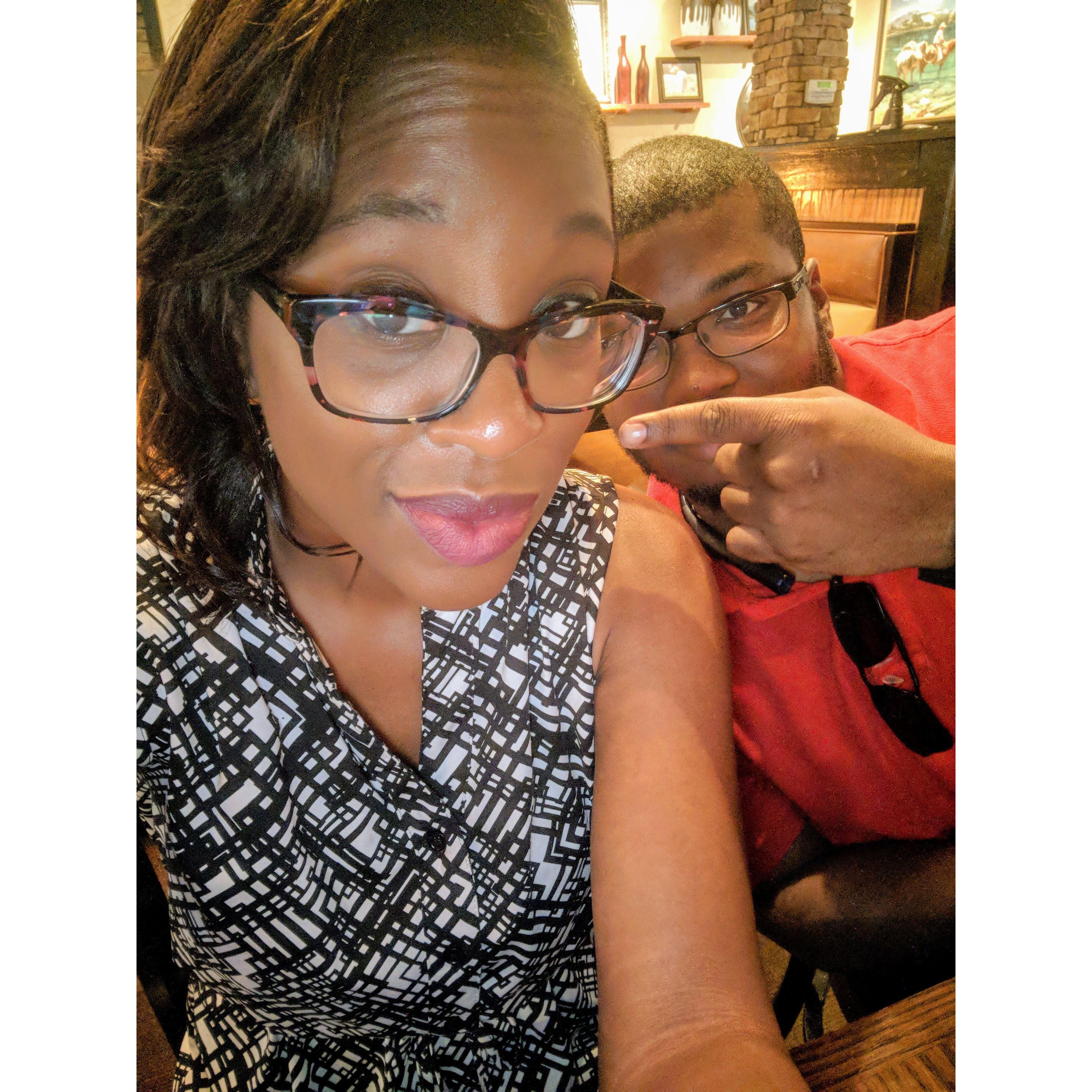 Out celebrating middle school grad Chris