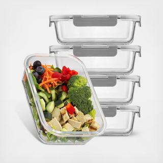 Food Prep Storage Container, Set of 5