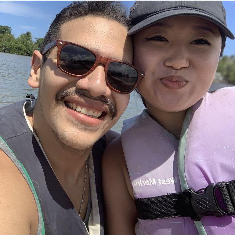 JetSkiing in PR (Gina lost her hat)