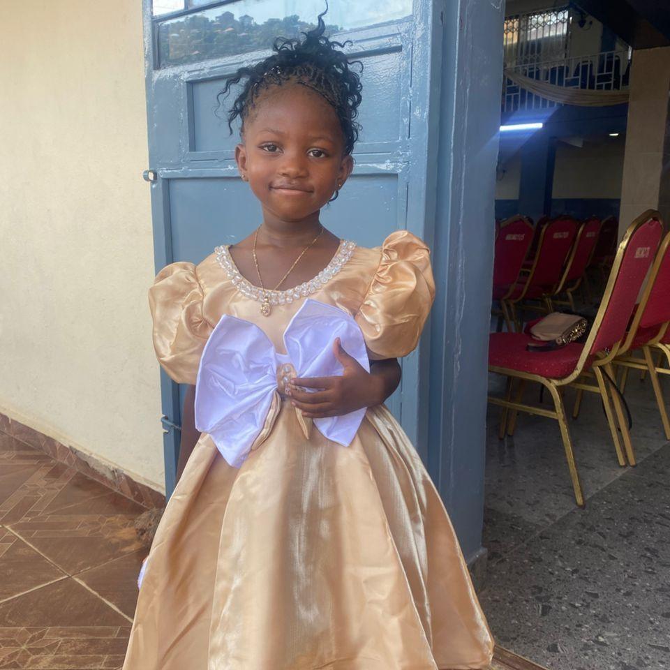 Meet Samuella FTC Mansaray our elegant flower girl