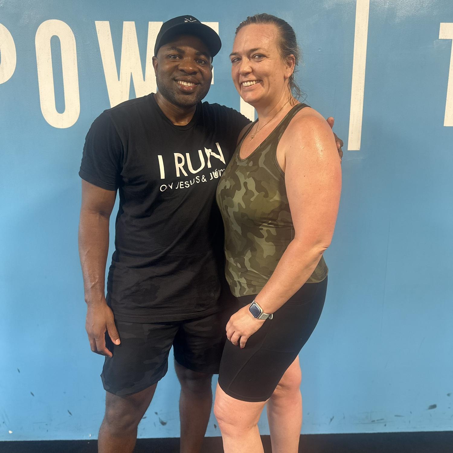 Omar finally joins Suz for a short time at Burn!