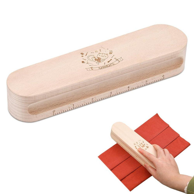Fteven Tailors Clapper Wooden Clapper for Quilting, Professional Hardwood Tailors Clapper for Quilting and Ironing, Multipurpose Quilting Supplies Quilting Tools for Wrinkle Sewing, Fabric Folds