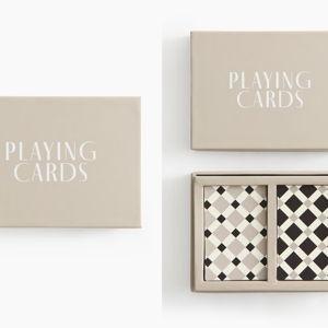 2-Pack Playing Cards - Beige
