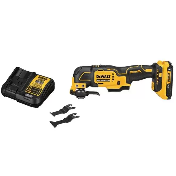 ATOMIC 20-Volt MAX Cordless Brushless Oscillating Multi-Tool with (1) 20-Volt Battery 2.0Ah & Charger