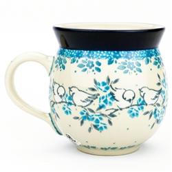 Polish Art Center - Polish Pottery Stoneware Gentlemen's Mug 11oz.