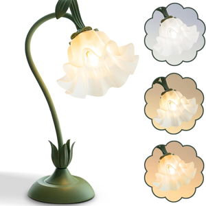 Flower Table Lamp (Green)