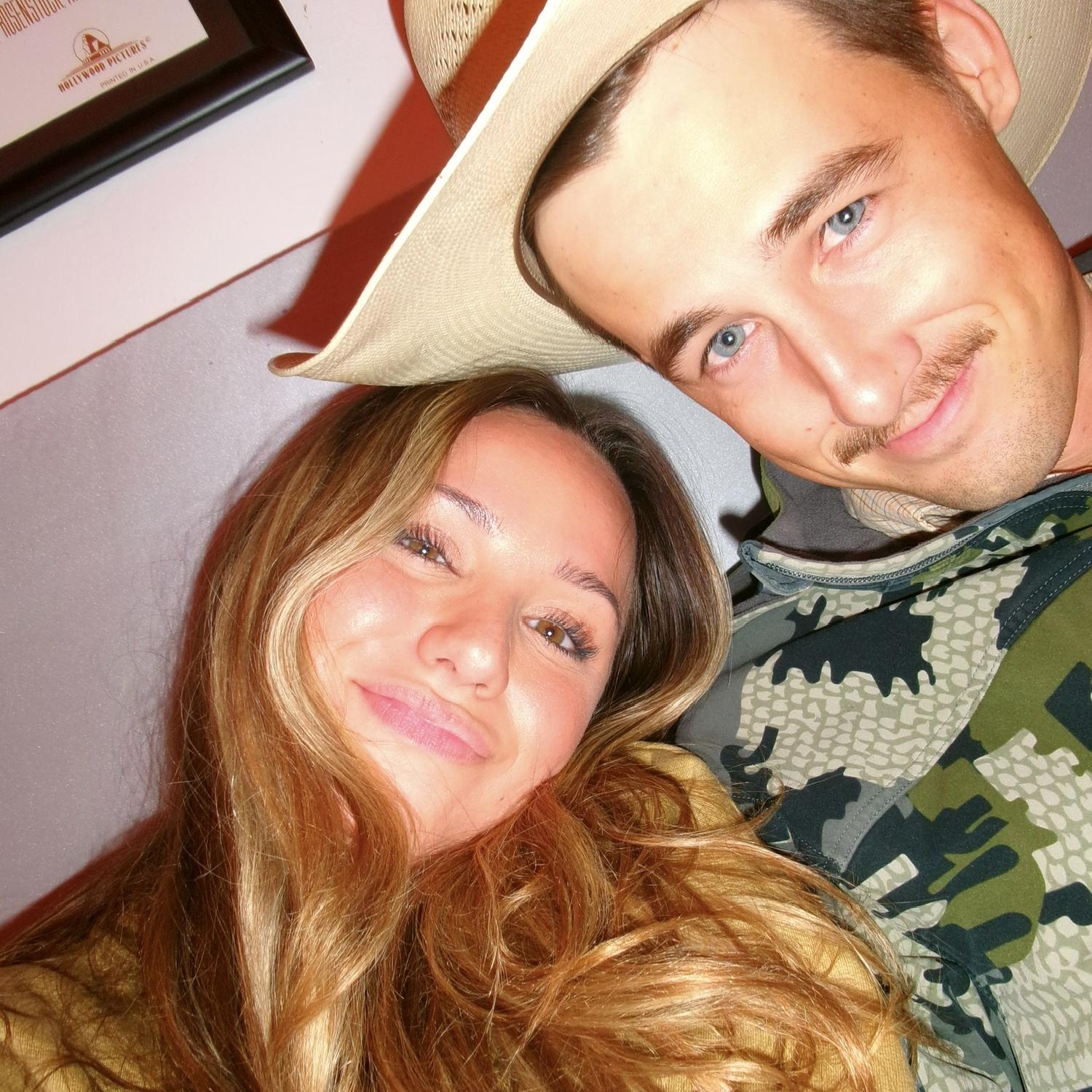 The night before we got engaged!