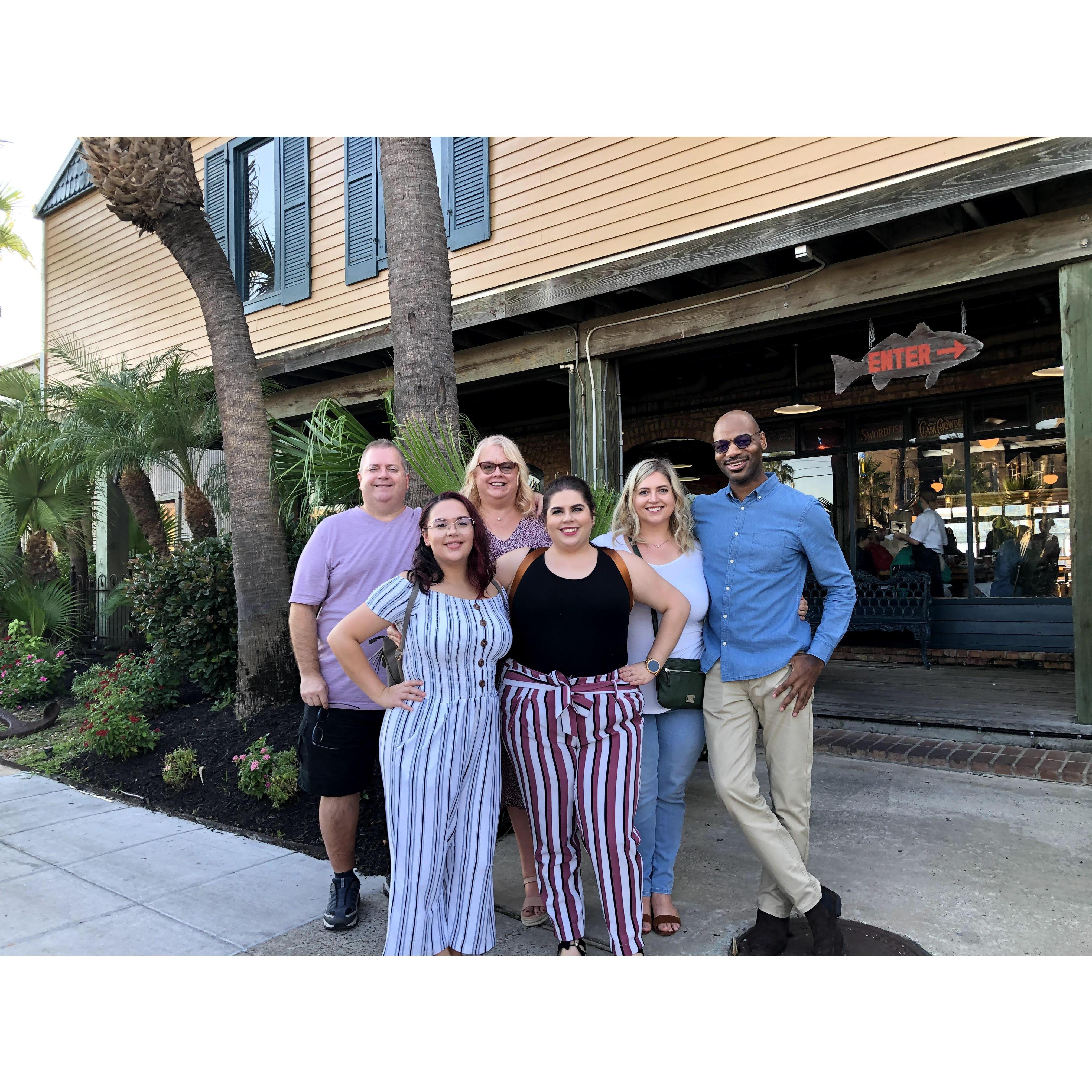 Mom and Dad's anniversary dinner with the family