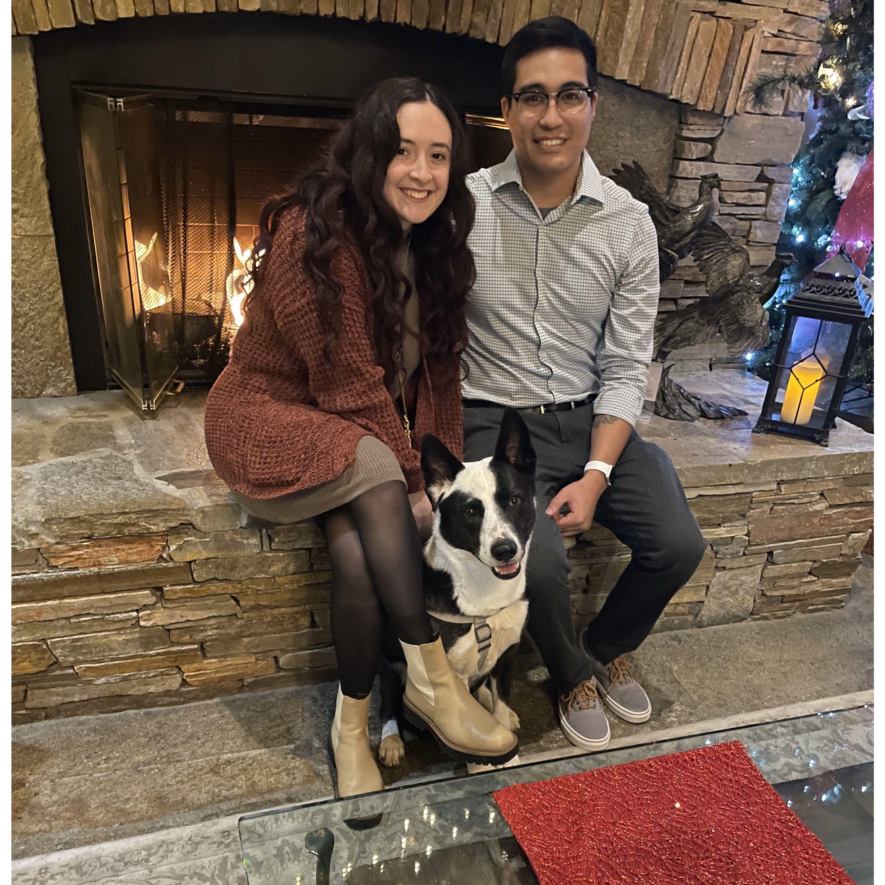 When we first started dating and met halfway in Klamath Falls, Oregon... and it was Guy's first time meeting Strider boy <3