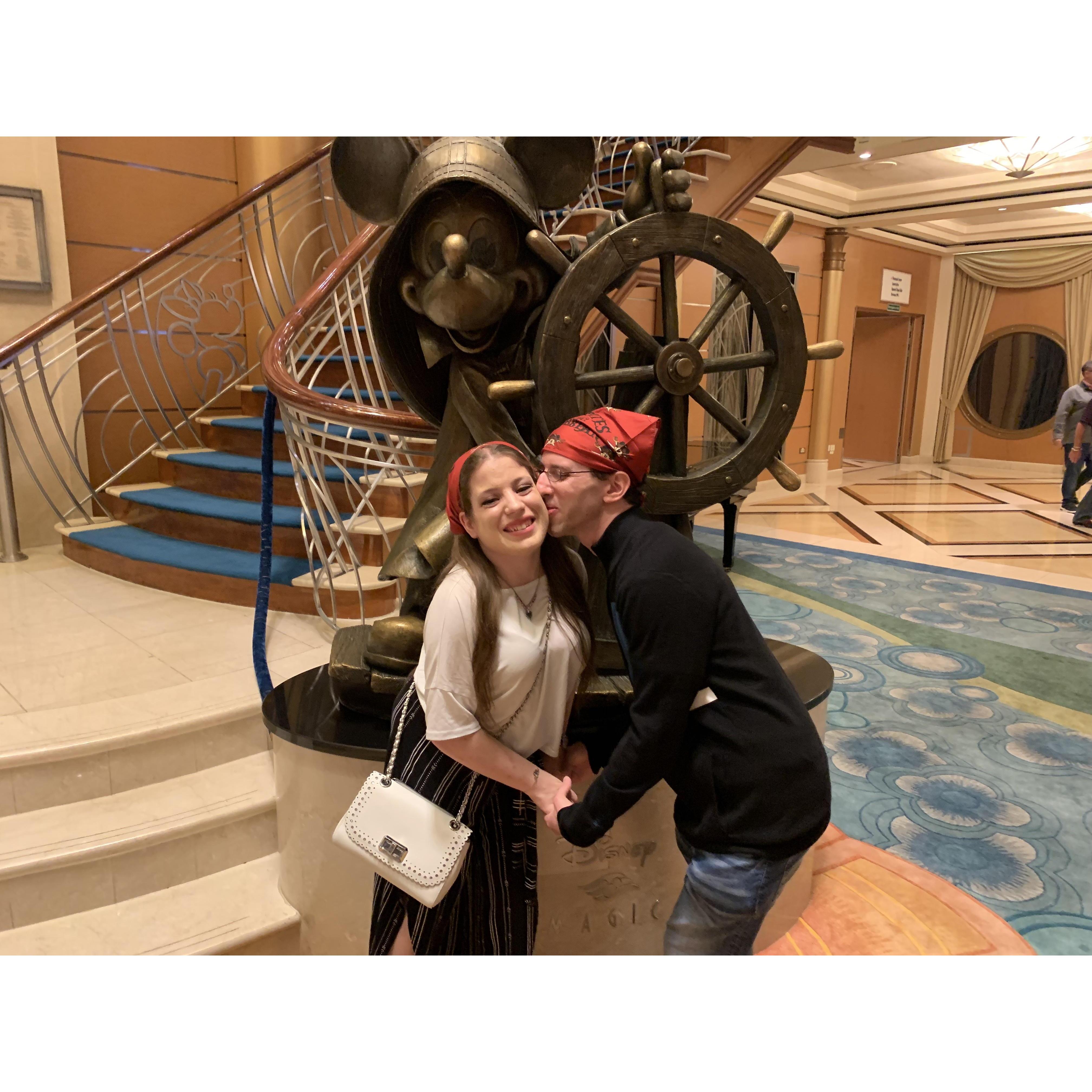 Pirate night on the Disney Magic.
July 18, 2019