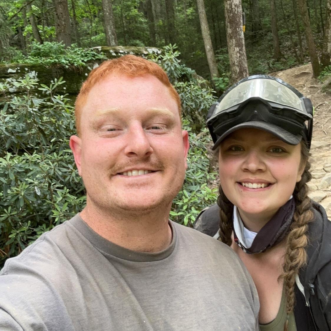 Day one of riding for our Tennessee trip