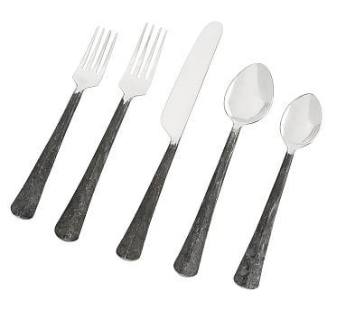 Ridge Blackened Flatware