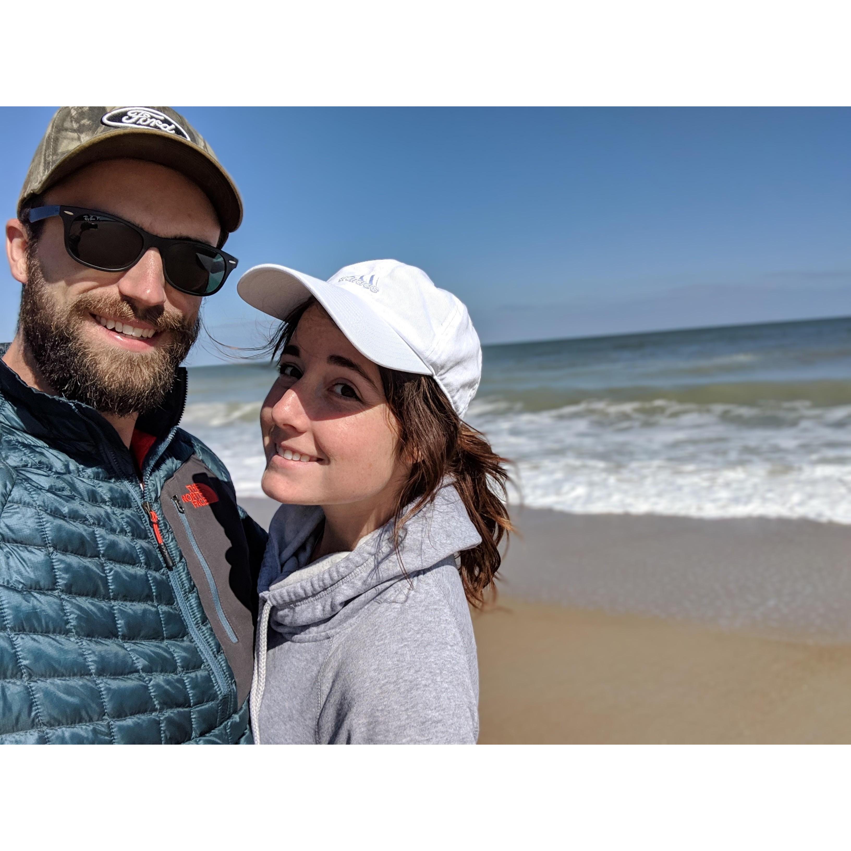 Our first trip to the beach