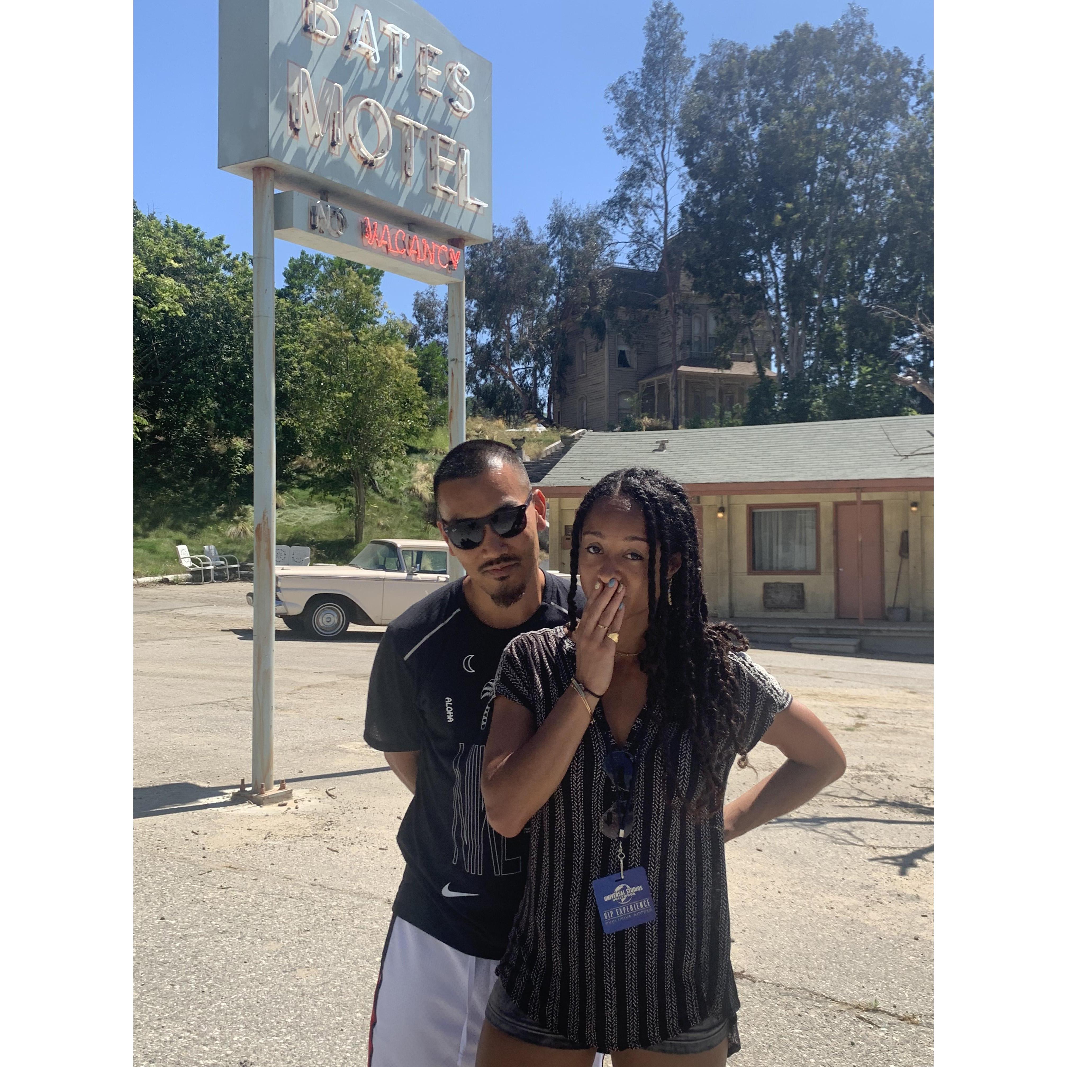 Universal City tour (and then we fell in love with the Bates Motel series)