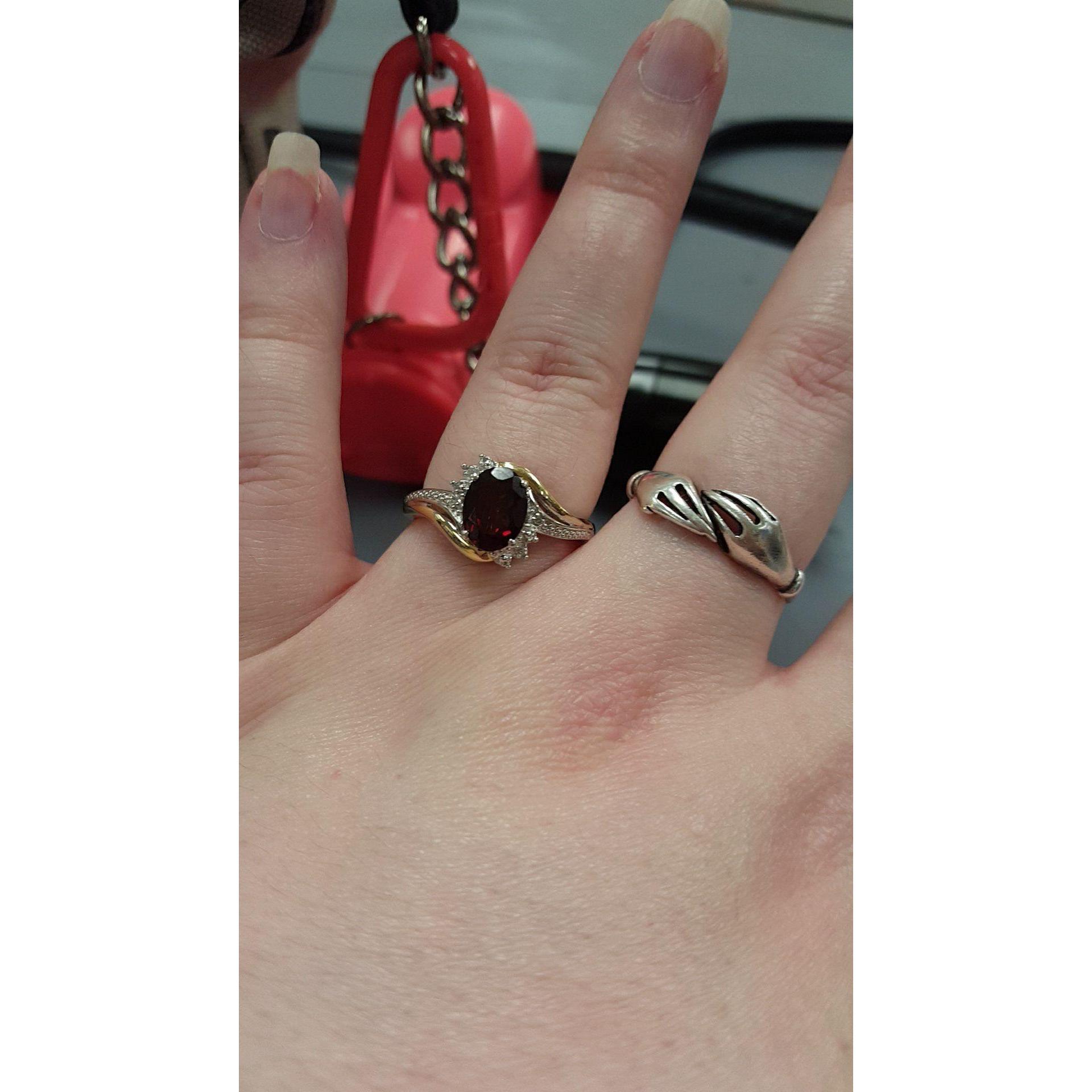 Engagement ring! When I sent this out to people with words on it, I had been so giddy I typed "Gregg purposed to me."