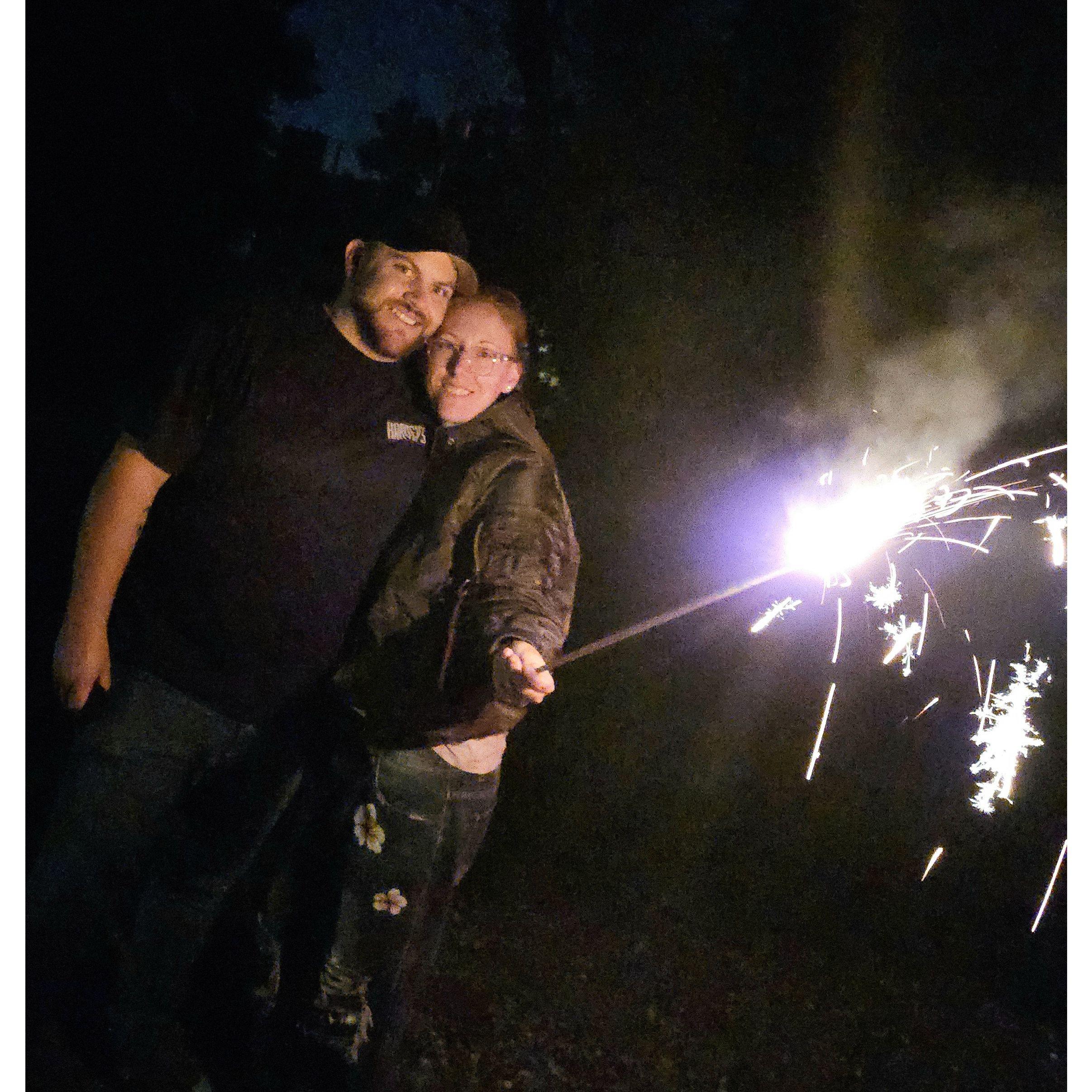Fourth of July 2024; one of my absolute favorite photos of us.