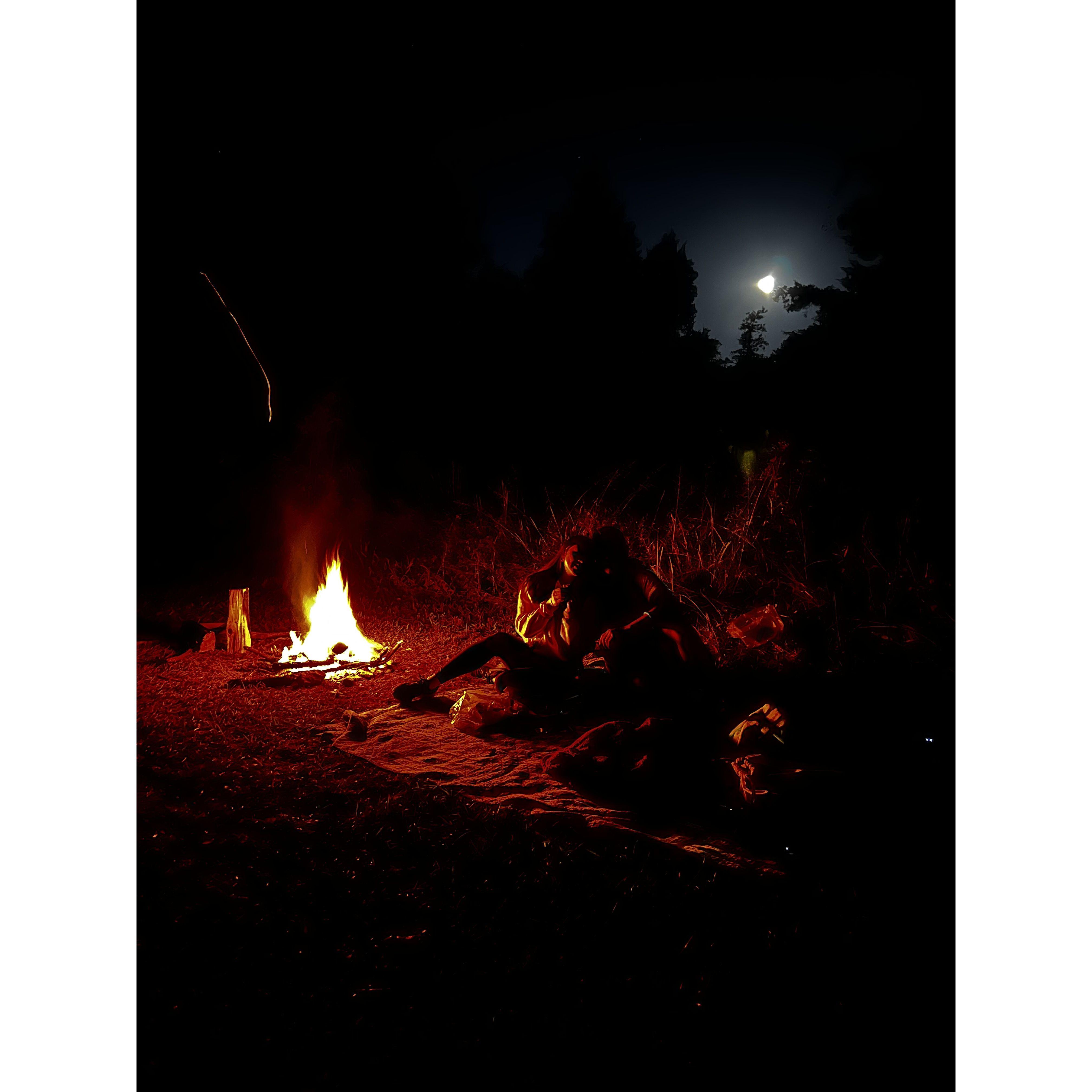 10.20.2021 - The full moon, a fire, and s'mores!