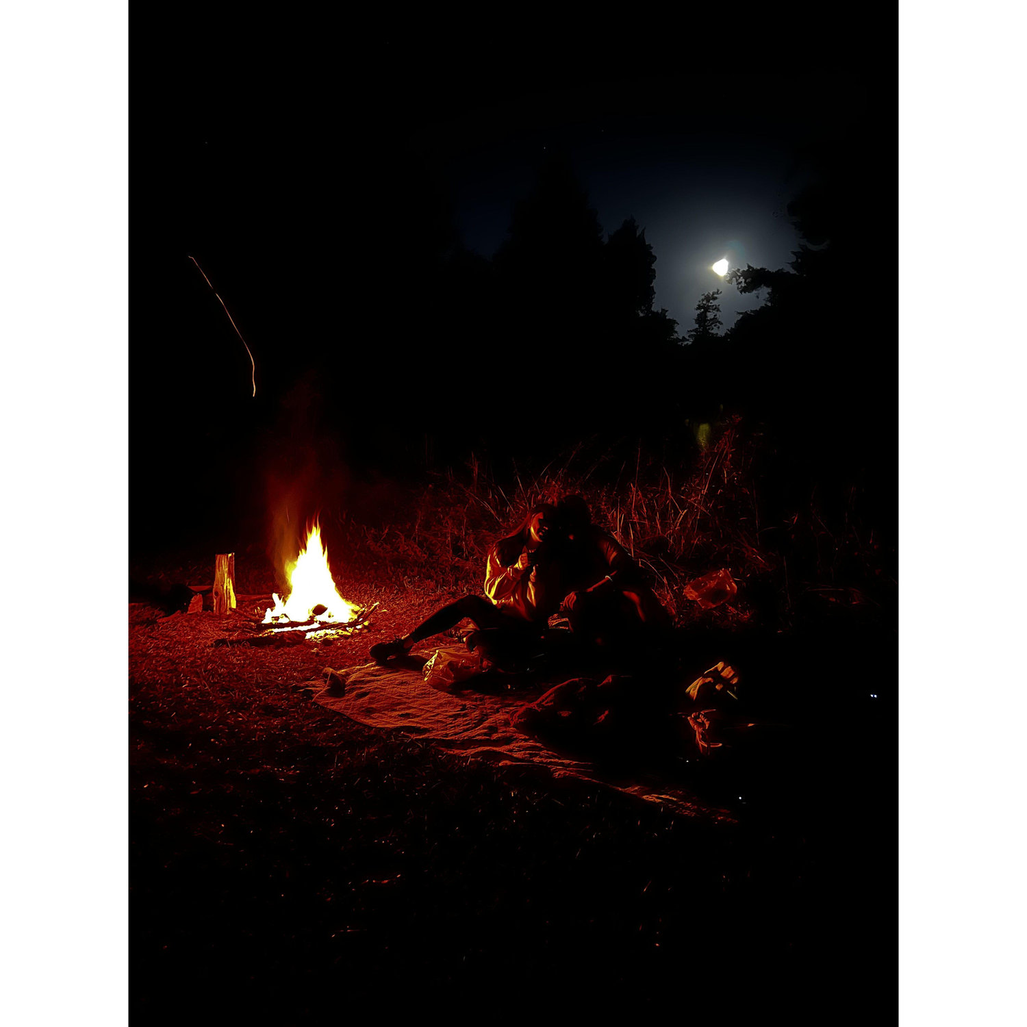10.20.2021 - The full moon, a fire, and s'mores!