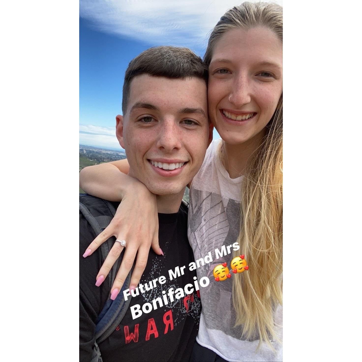 We got engaged!!