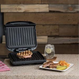 George Foreman 4-Serving Removable Plate Electric Grill and Panini Press