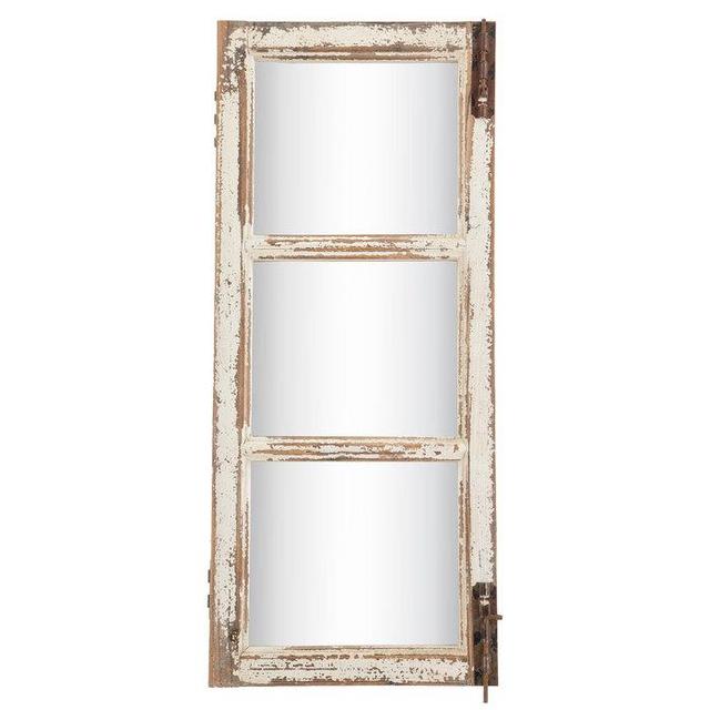Mirrored Door Wood Wall Decor