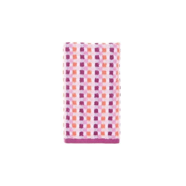 Wild Sage™ Pebble Stripe Hand Towel in Warm Red