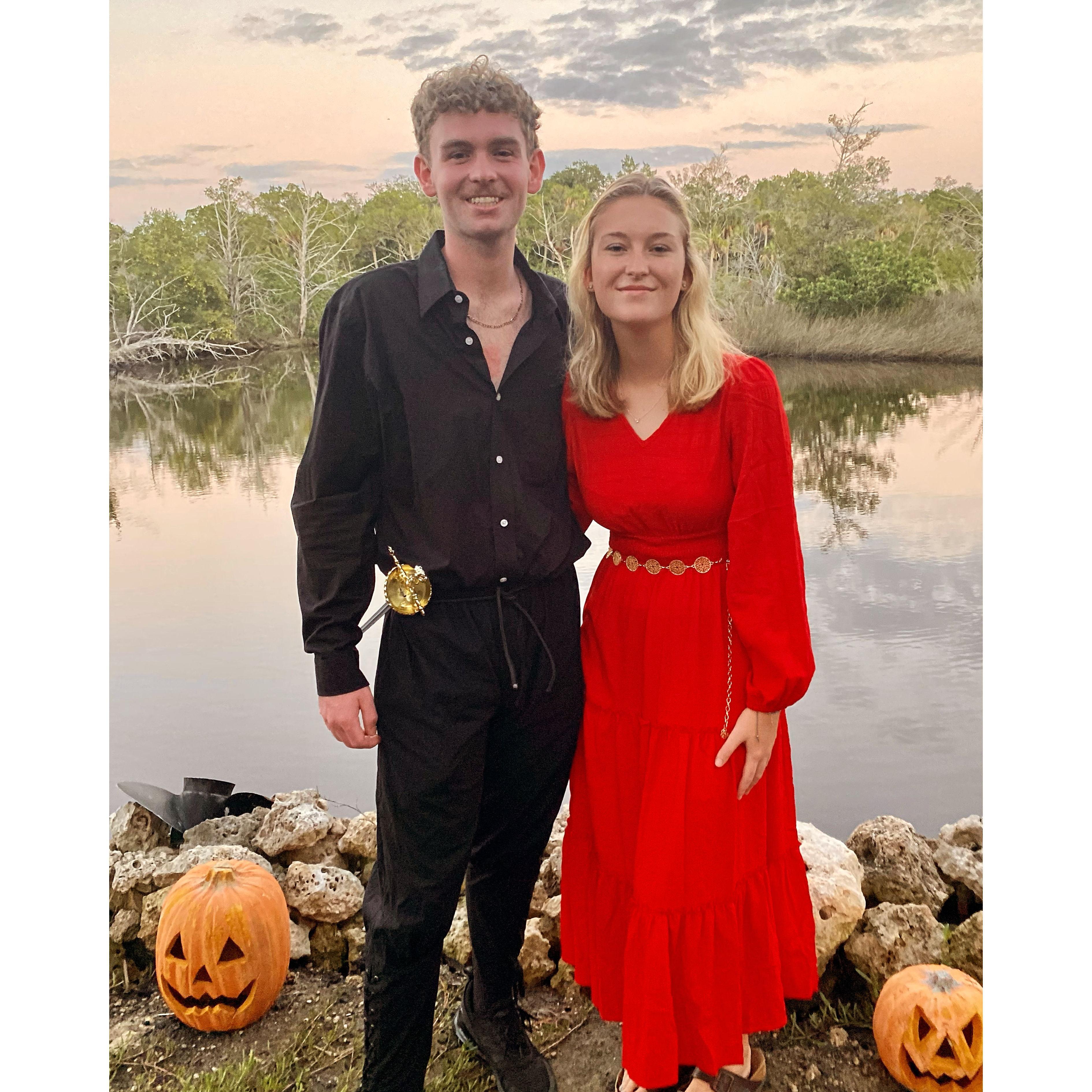 Our first picture together as a couple!