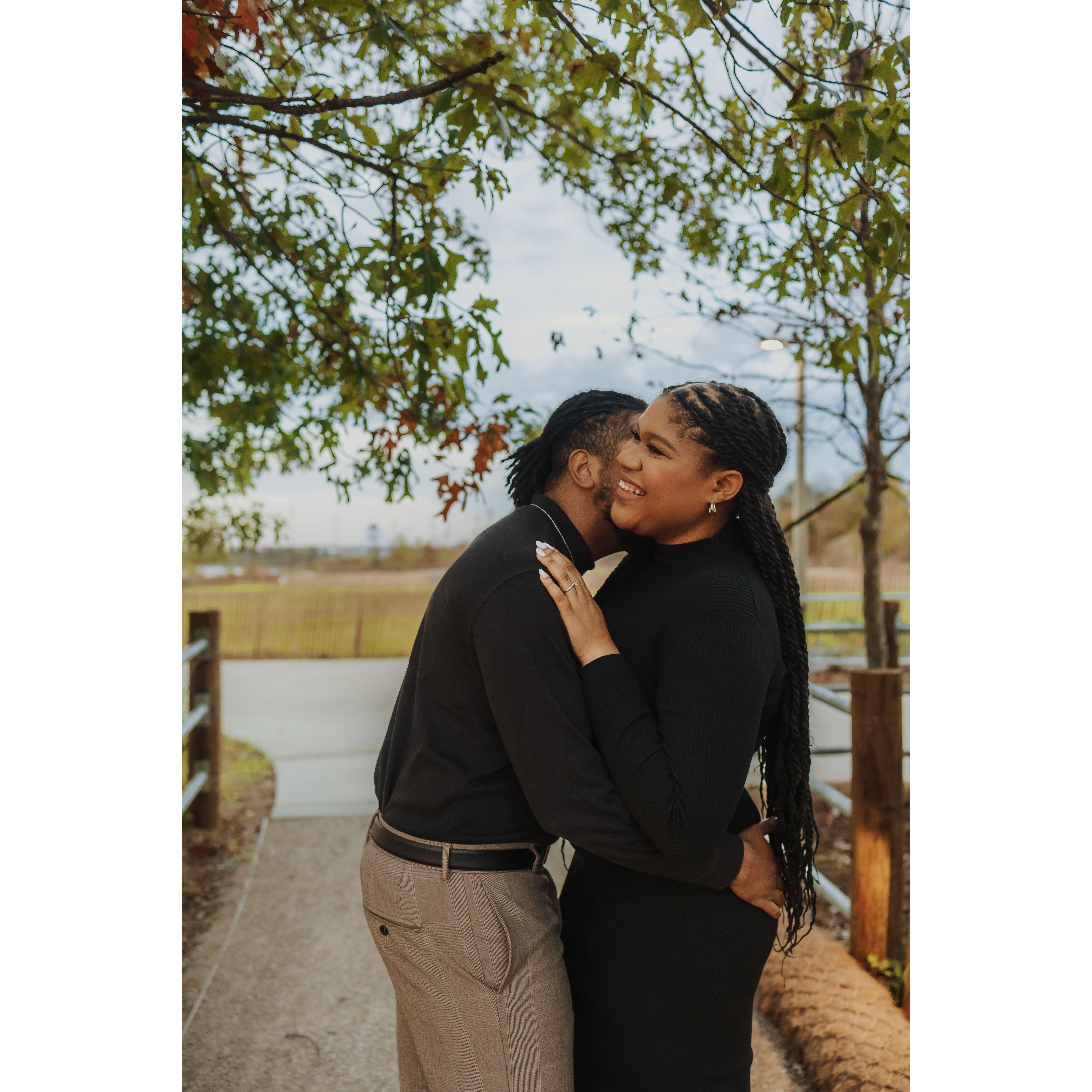 "Say something silly in her ear." -Chloe Cole (Photographer)
