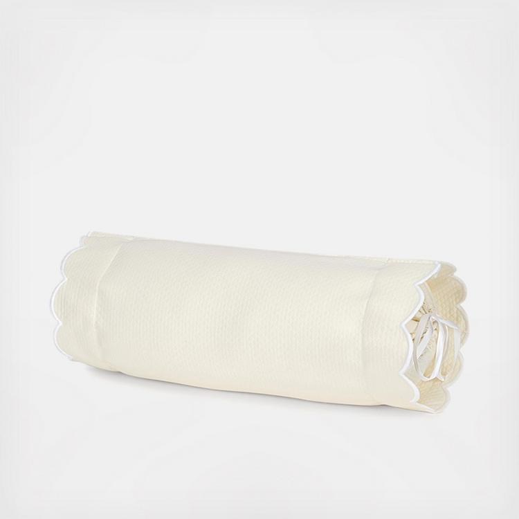 Diamond Pique Neckroll Sham