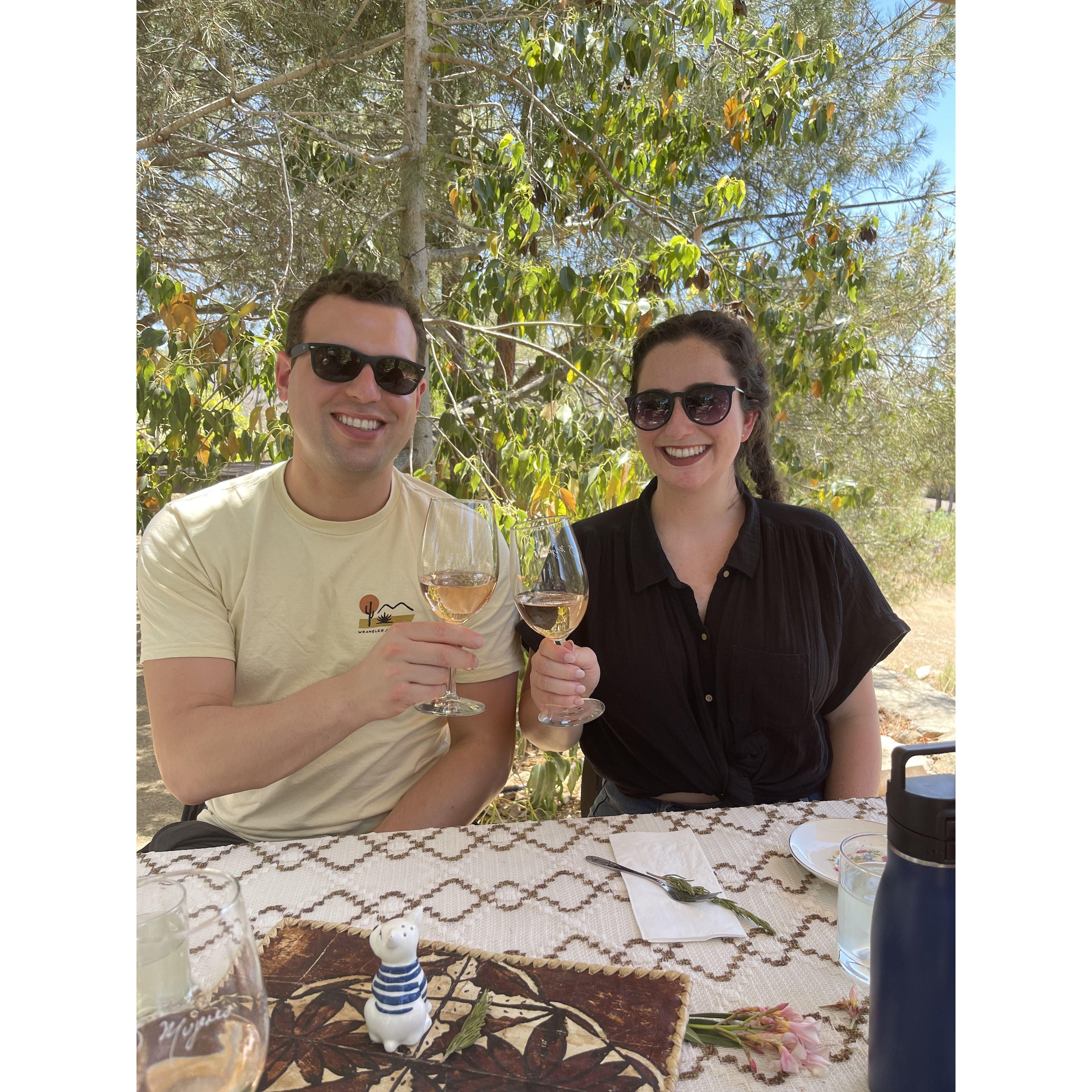 May 2023: Another trip to the Guadalupe Valley with Grace's parents!