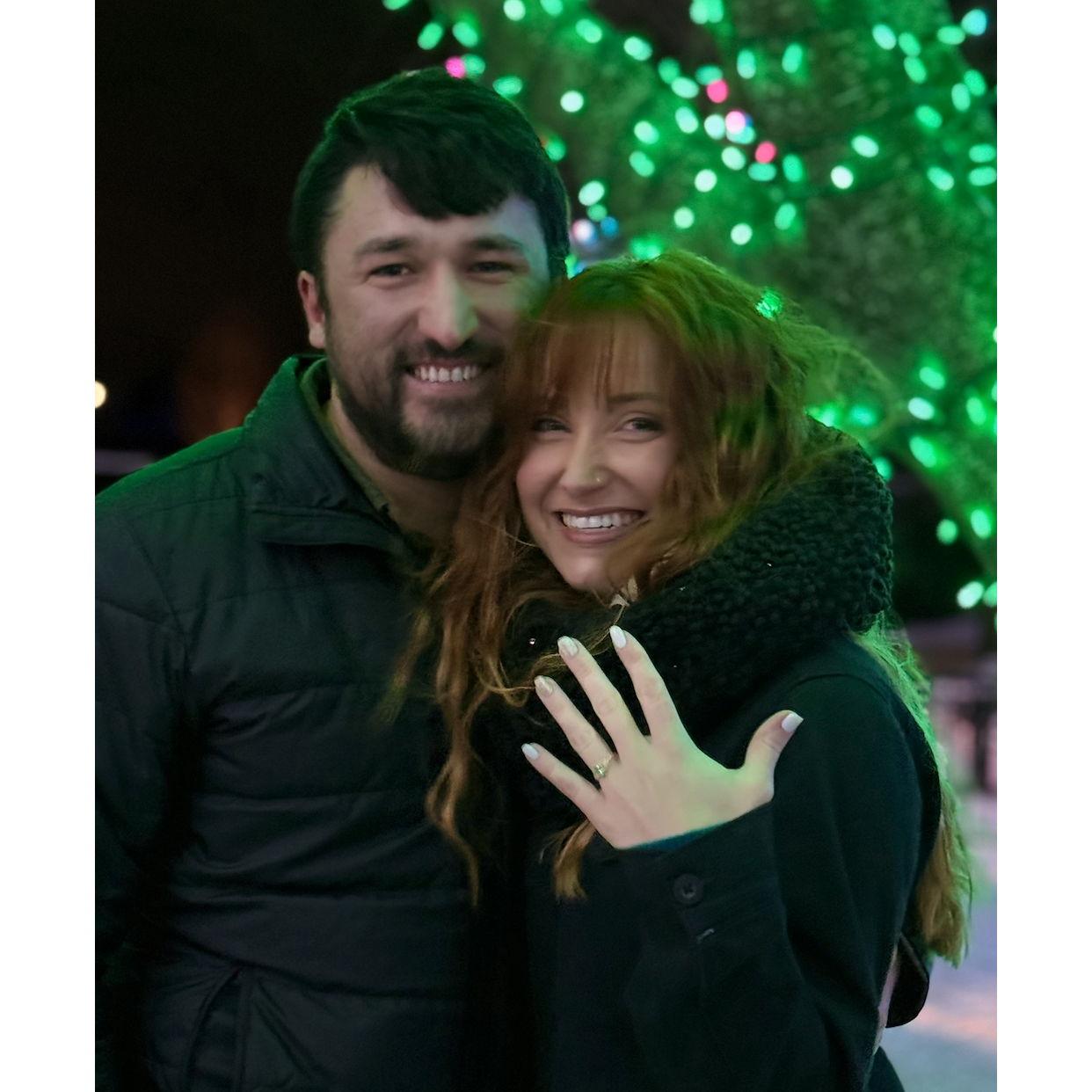 The night Danny proposed <3