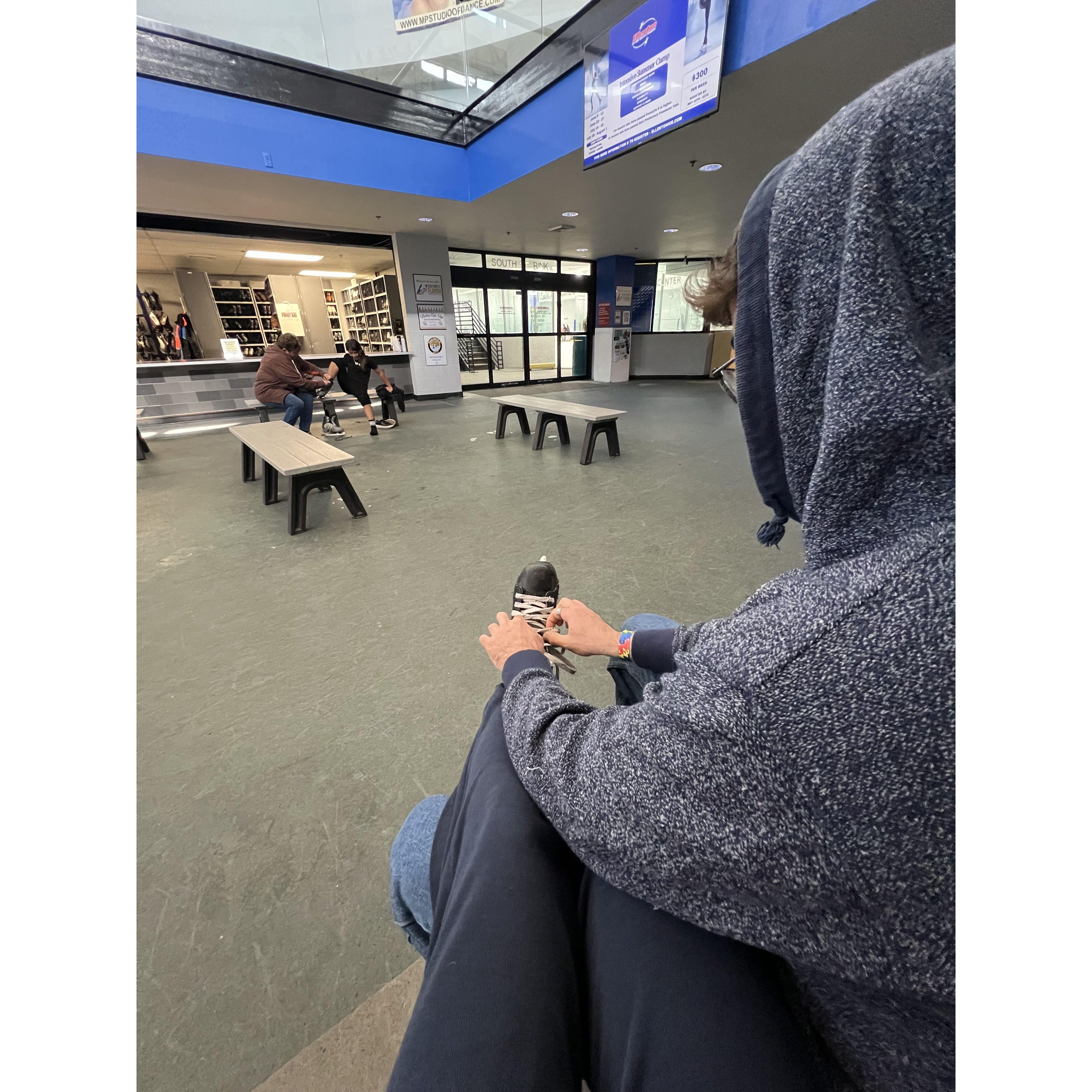 First ice skating trip