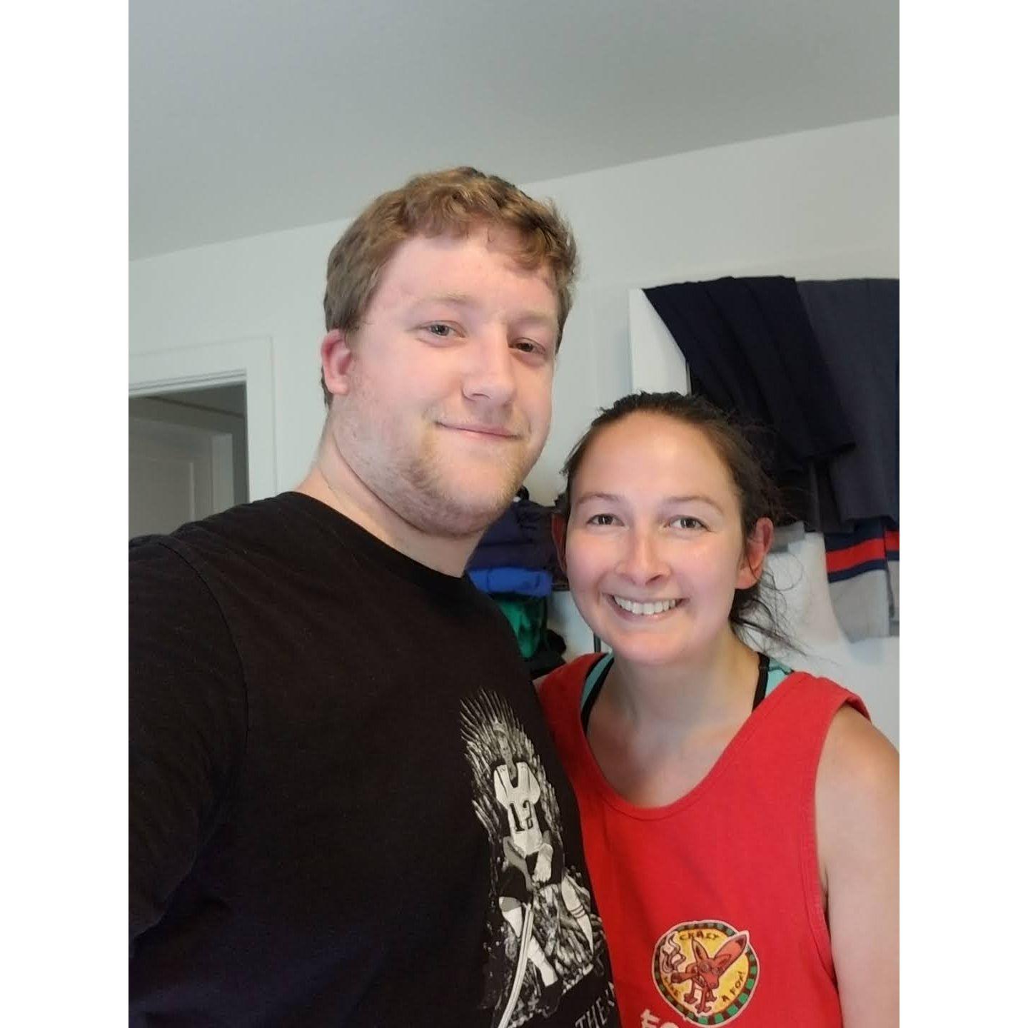 A random picture circa 2019-2020, I'm sure we had a good reason for taking this, but it's escaping us now.