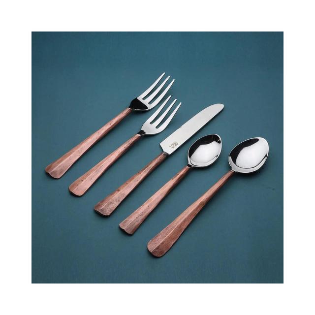 Ridge Antique Copper Flatware, 20-Pc. Place Setting