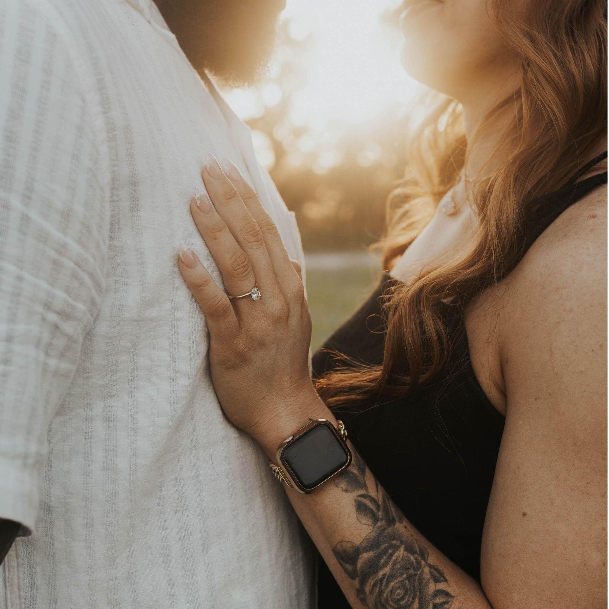 A close up of the perfect ring.