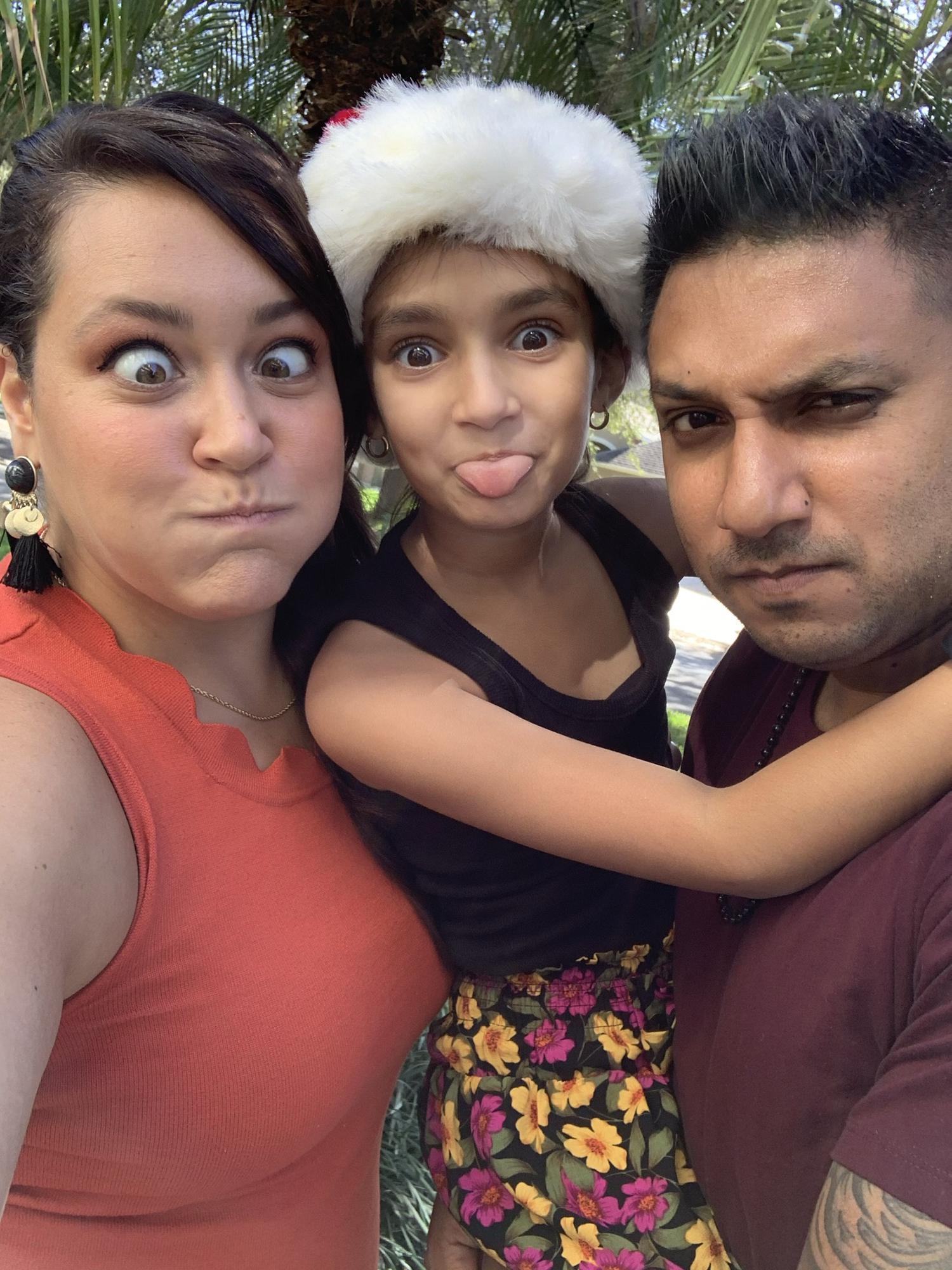 Christmas funny faces
