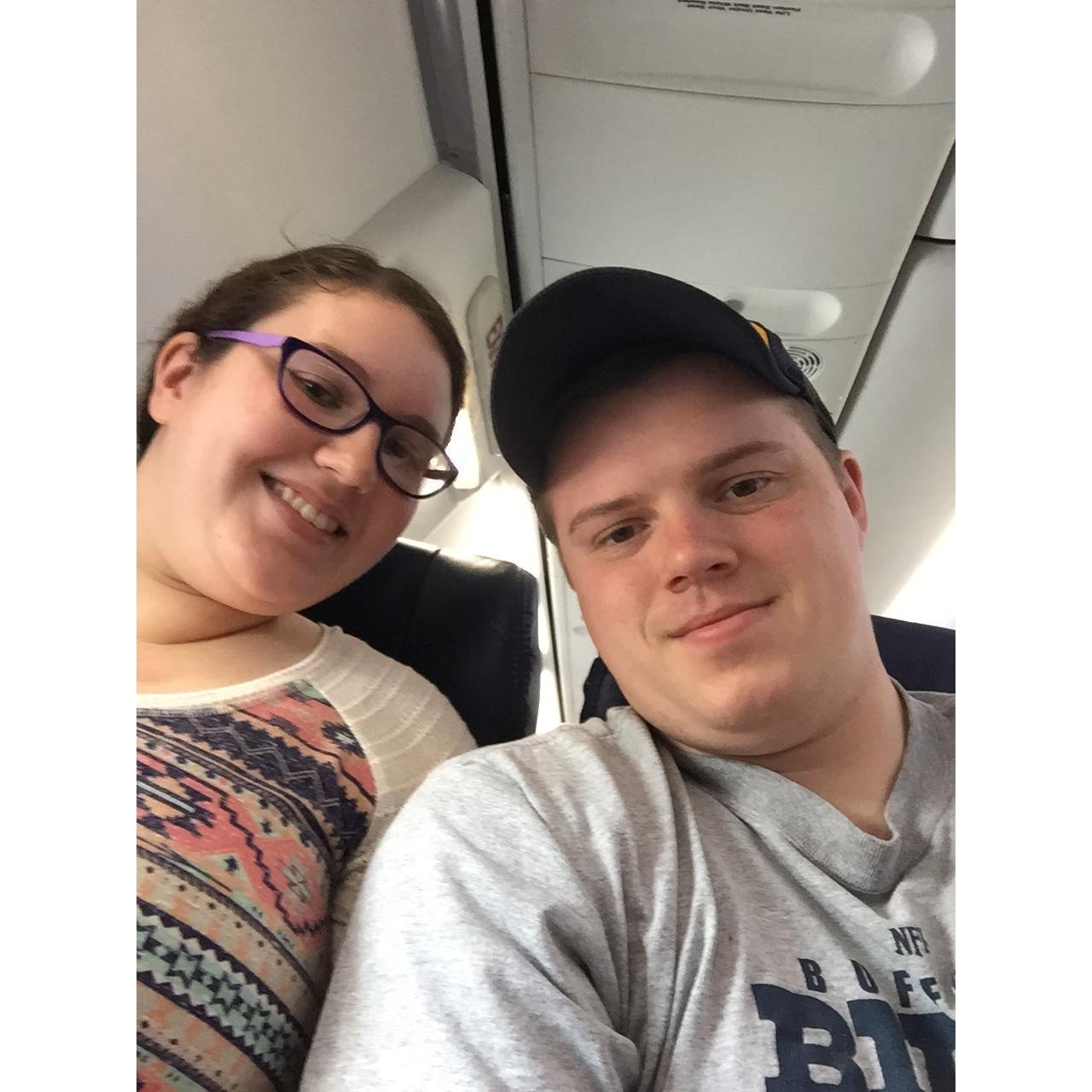Matt's first flight