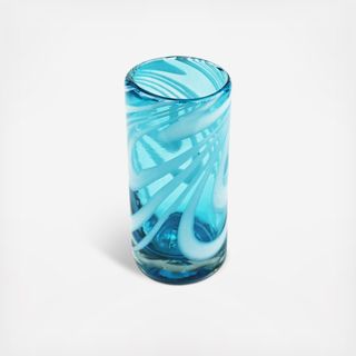 Recycled Artisan Swirl Shot Glass, Set of 4