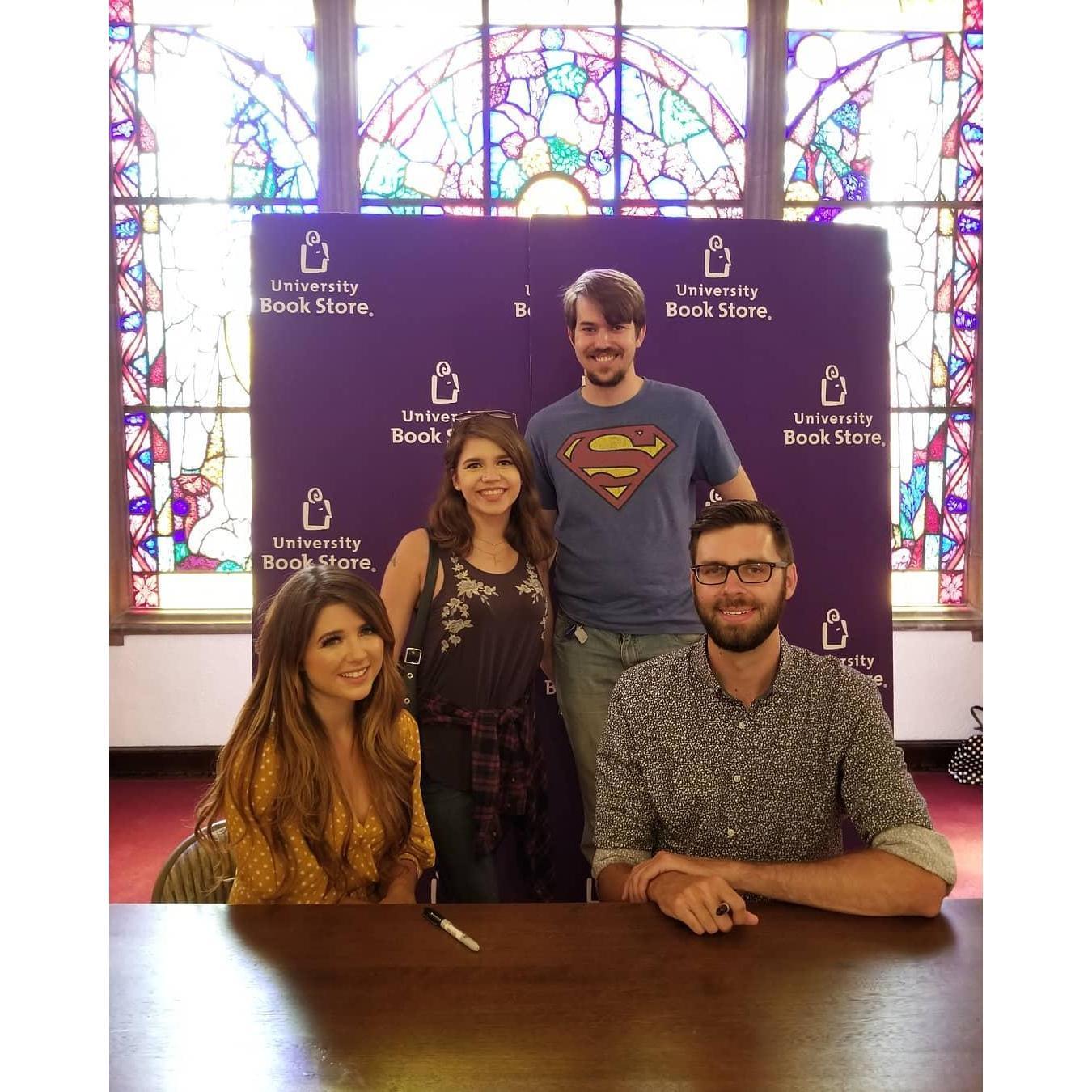 Our first time meeting Catana and John of Catana Comics. July 2018