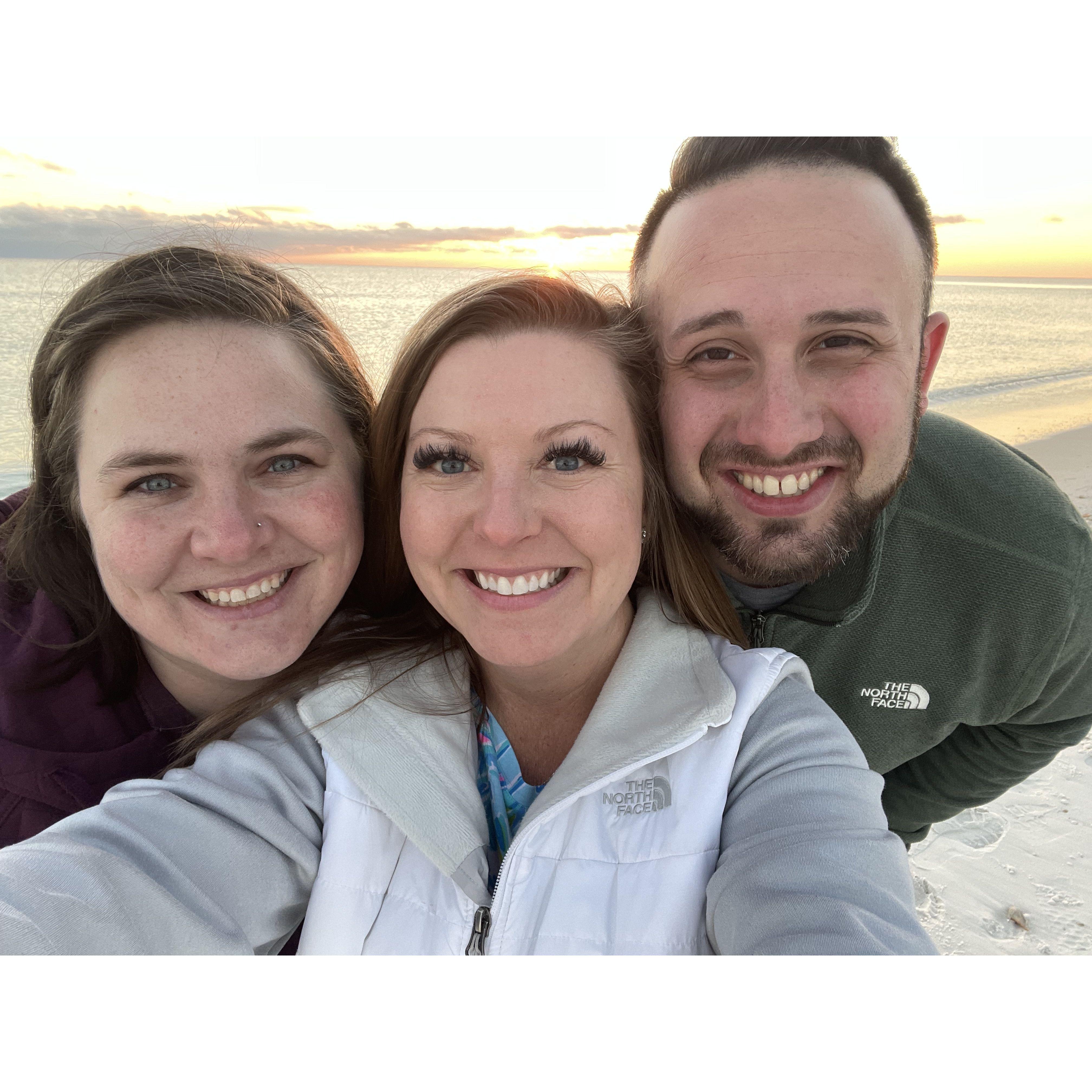 Alex meeting Bekah and enjoying Amanda's favorite place, Carillon Beach!