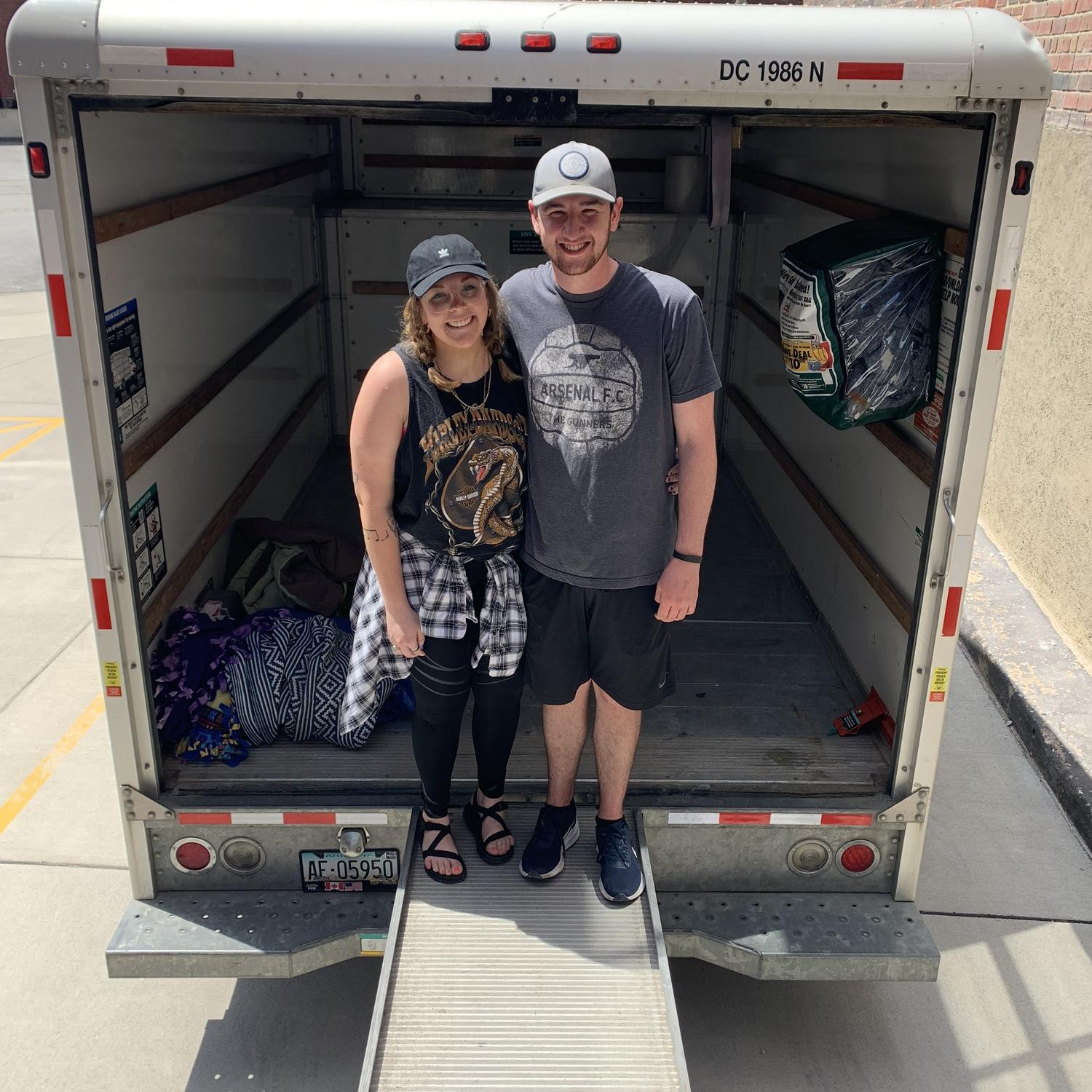 Moving into our first apartment together - April 2021 🔑