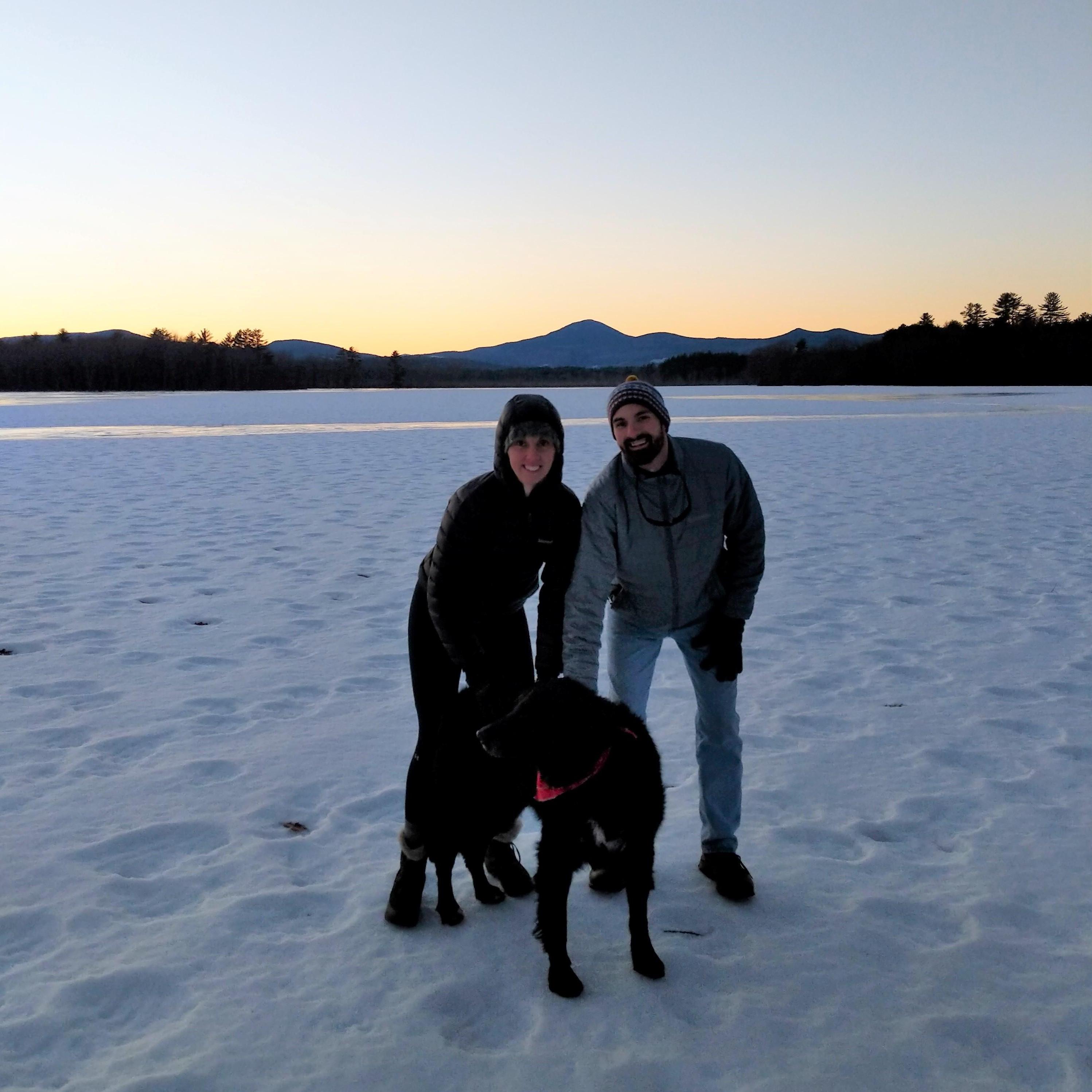 Hannah takes Thomas to Maine during the winter.