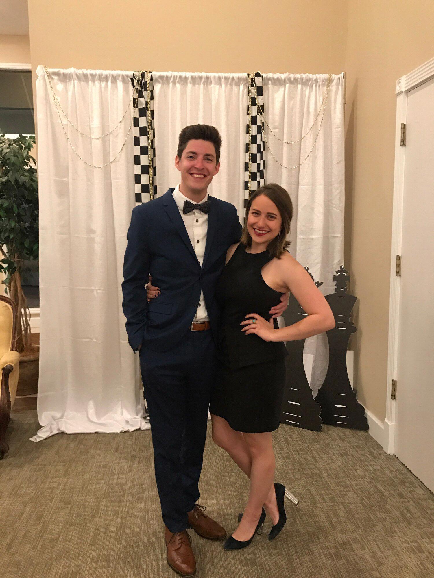 Amy and Rick invited us to a gala. We love any excuse to dress up. Plus Amy got an award from the Children's Center that night!