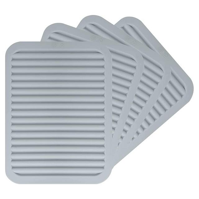 Surpahs 12 x 6 (4Pack) Kitchen Sink Silicone Protector Mat