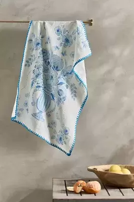 Delft Vase Dish Towel
