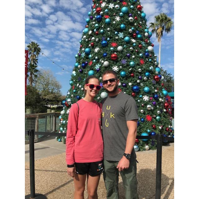 Christmas together at Seaworld! Dec '17
