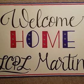 And when he finally came home...
