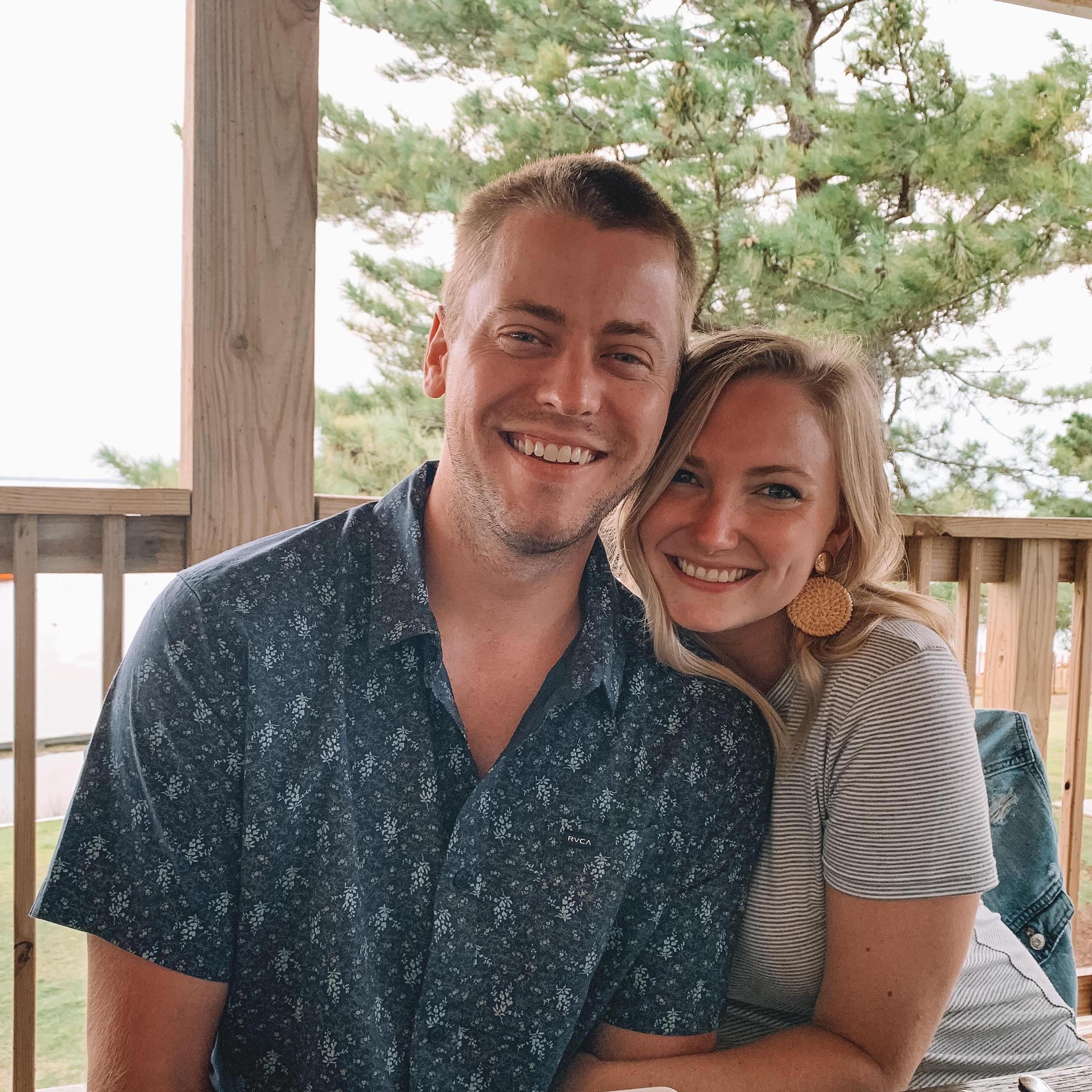 At our favorite restaurant in Corolla, NC