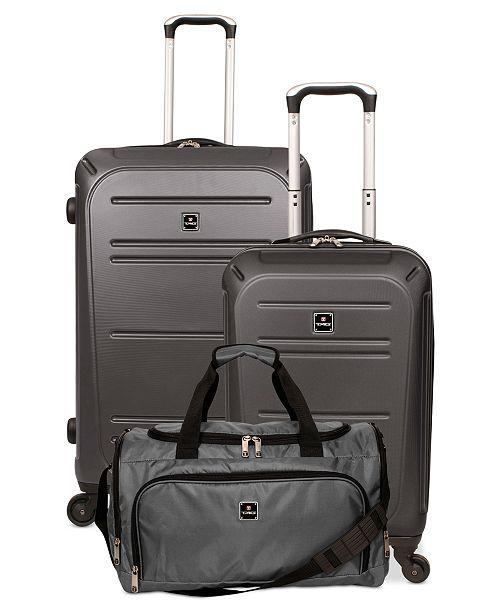 Vector II 3-Piece Hardside Luggage Set, Created for Macy's